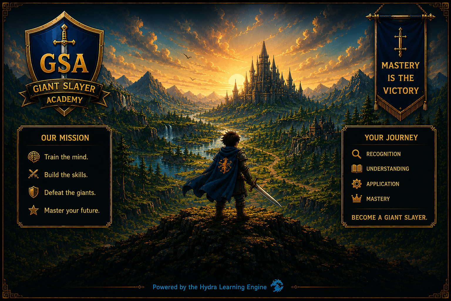Giant Slayer Academy campaign artwork